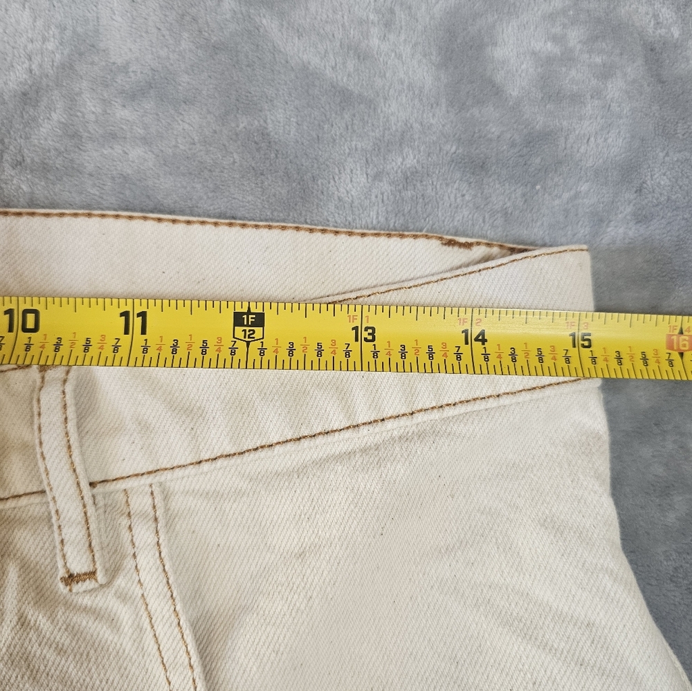La Fetiche Cream Straight-Leg‎ Jeans - Picture 9 of 12